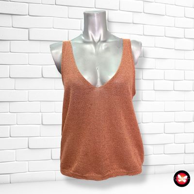 **HOY** Jersey de tirantes de lurex MANGO Talla S