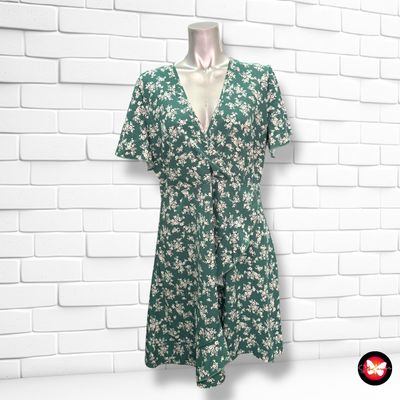 **HOY** Vestido de manga corta de florecitas SHEIN Talla L