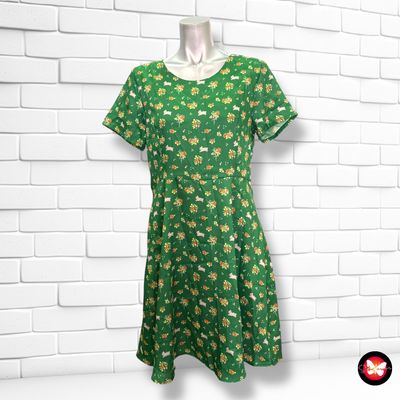 **HOY** Vestido de manga corta de satén KLING Talla L