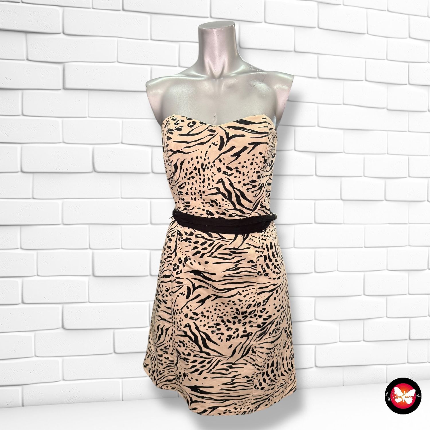 Vestido palabra de honor H&amp;M Talla 42