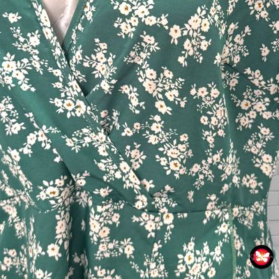 **HOY** Vestido de manga corta de florecitas SHEIN Talla L