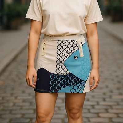 Falda estampada CULITO FROM SPAIN Talla M