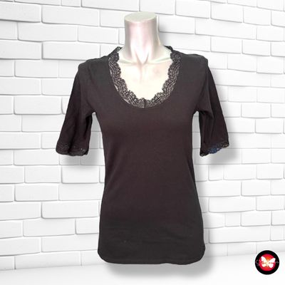 **HOY** Camiseta de media manga con encaje Talla S