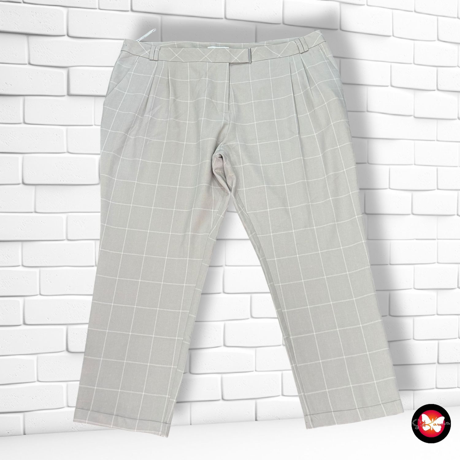**HOY** Pantalón de vestir de cuadros ATMOSPHERE Talla 48 (grande)