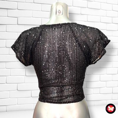 **HOY** Blusa de noche con lentejuelas ONLY Talla S