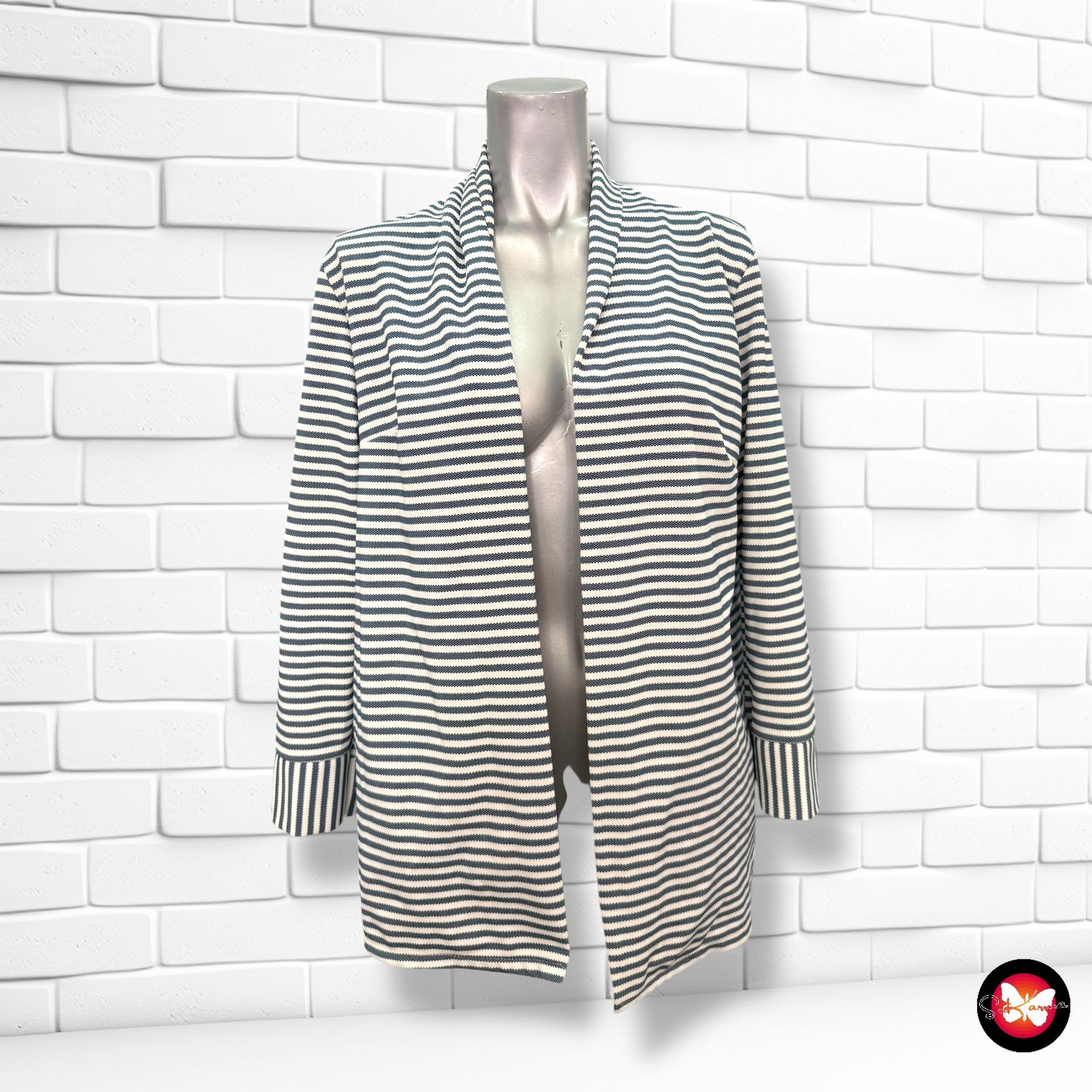 **HOY** Chaqueta abierta de rayas SENSE Talla Única