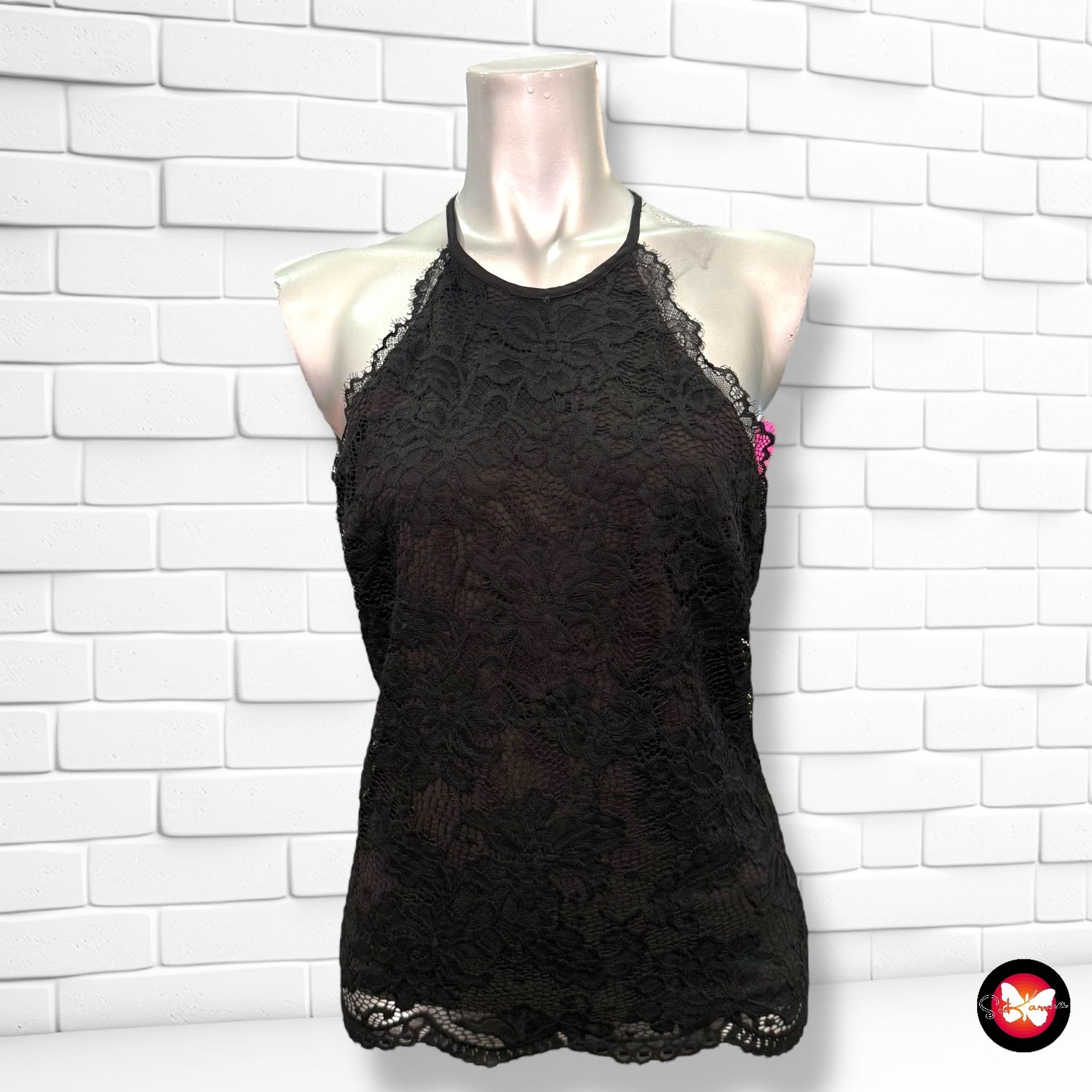 Blusa de noche de encaje H&amp;M Talla 38