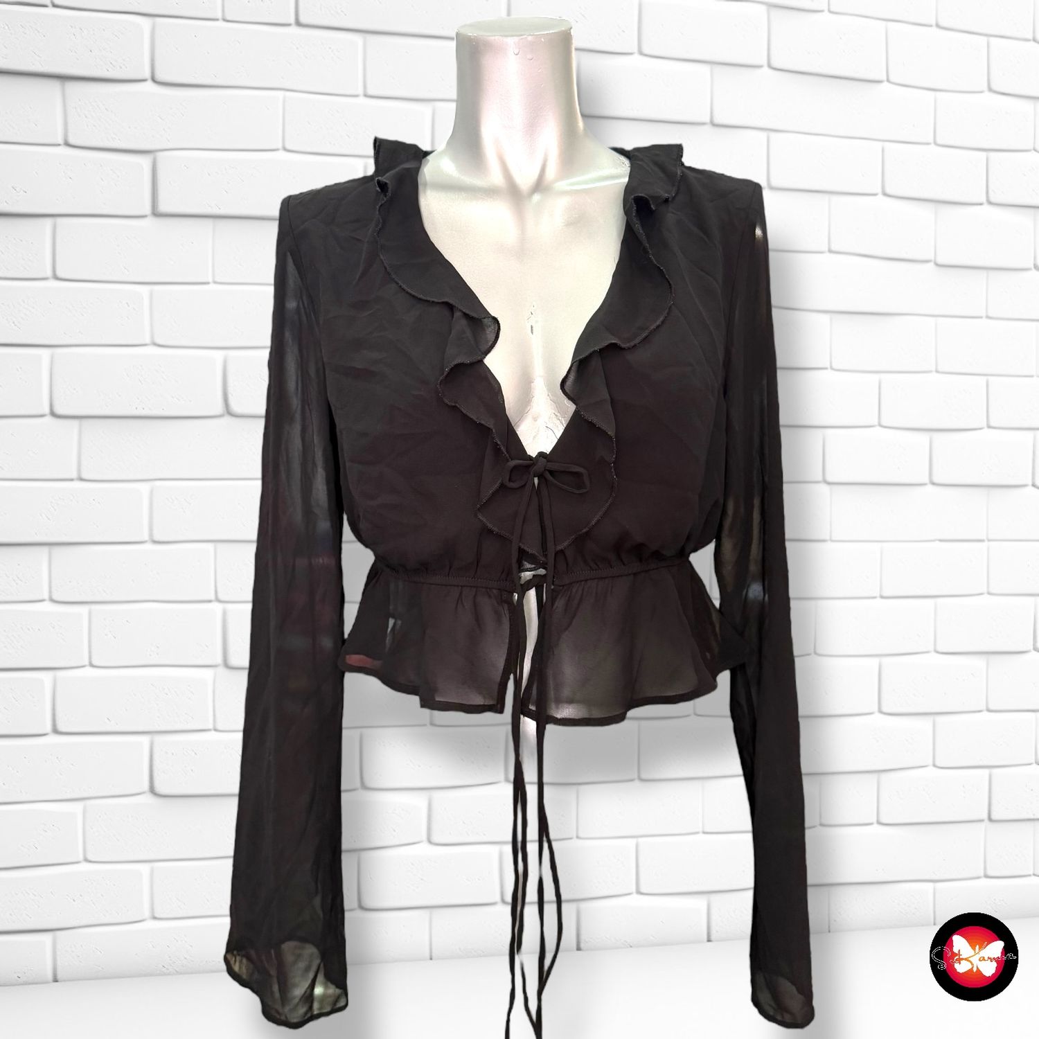 **HOY** Chaqueta de noche de gasa BERSHKA Talla S