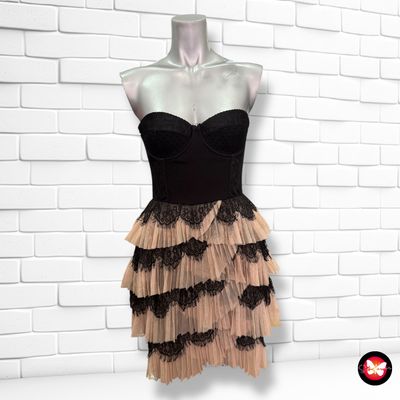 **HOY** Vestido de fiesta de tul con encaje H&amp;M Talla 38 (pequeña)