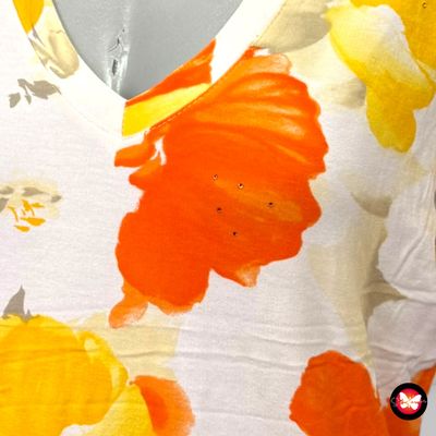 Camiseta de manga corta estampada Talla 44 (pequeña)