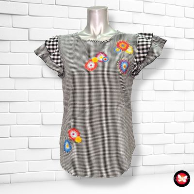 **HOY** Blusa de mangas de volante DESIGUAL Talla S