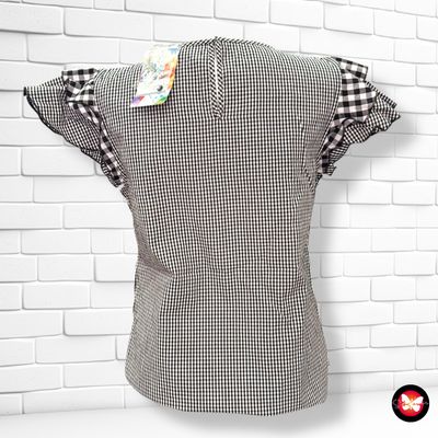 Blusa de mangas de volante DESIGUAL Talla S
