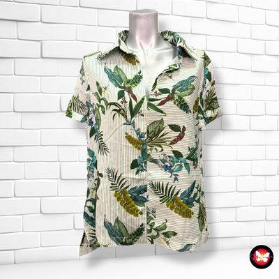 Blusa de manga corta satinada MISSING JOHNNY Talla S (grande)