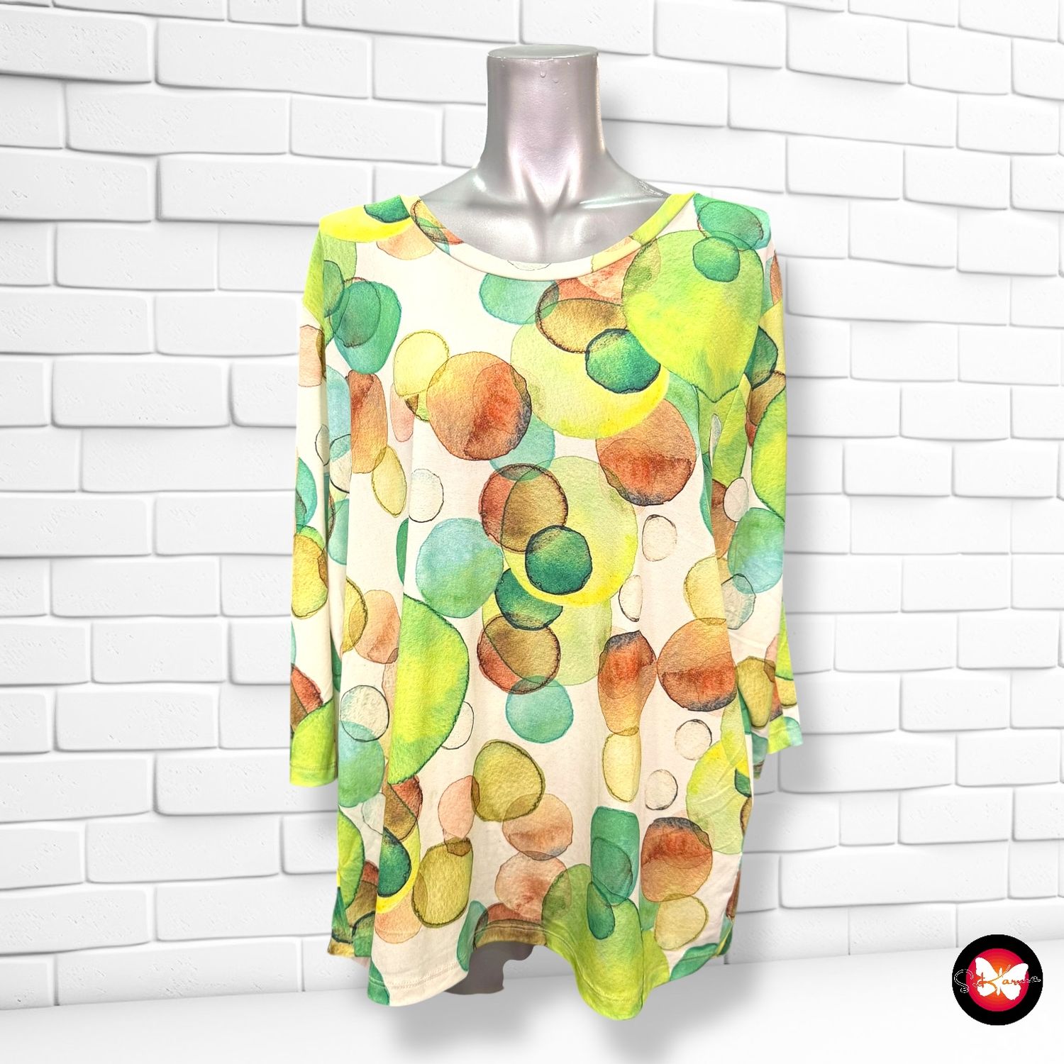 **HOY** Blusa de media manga Talla XXL