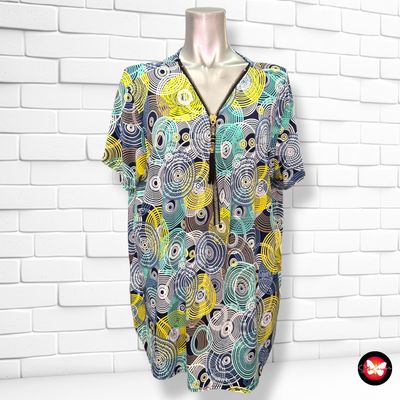 **HOY** Blusa de manga corta con cremallera Talla XXL