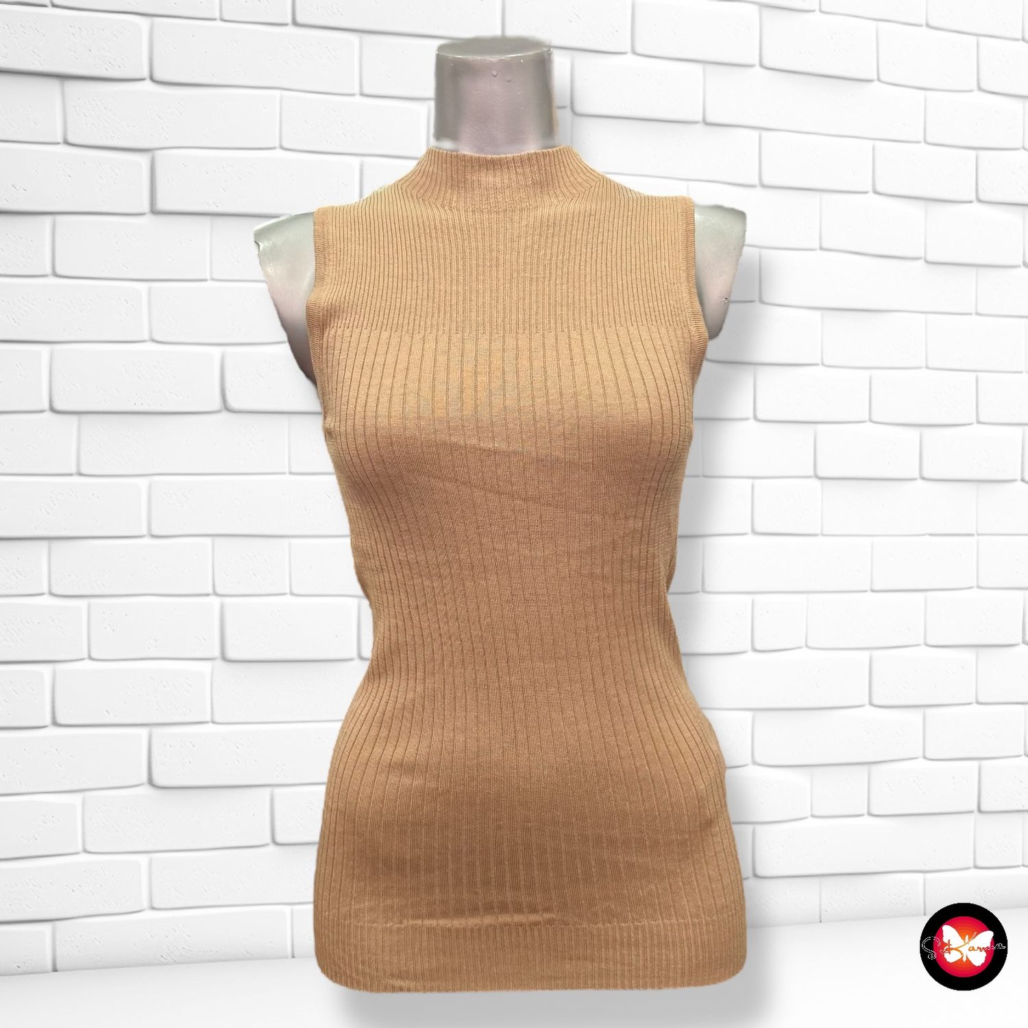 Jersey sin mangas con seda UNITED COLORS OF BENETTON Talla M