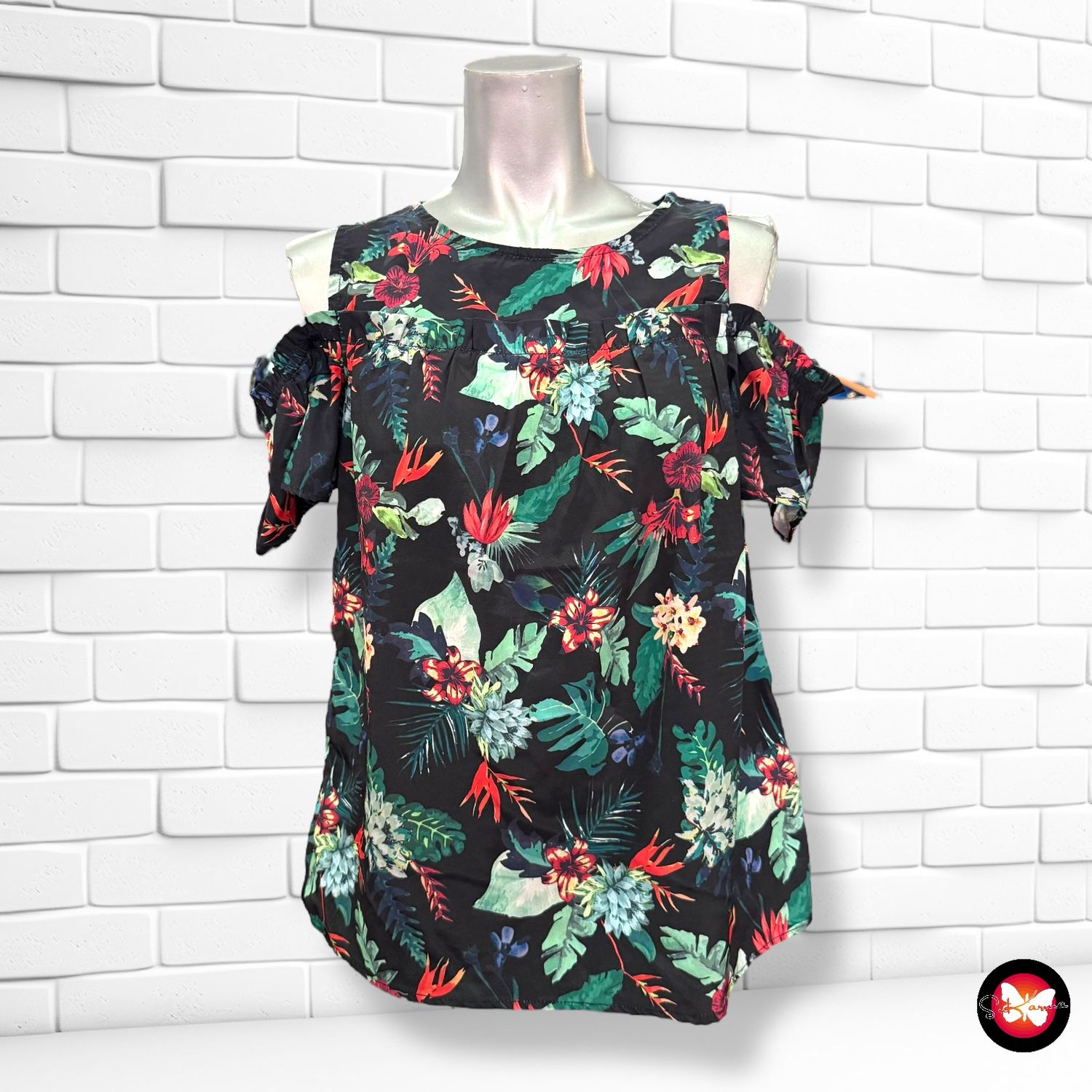 Blusa con hombros descubiertos KIABI Talla S