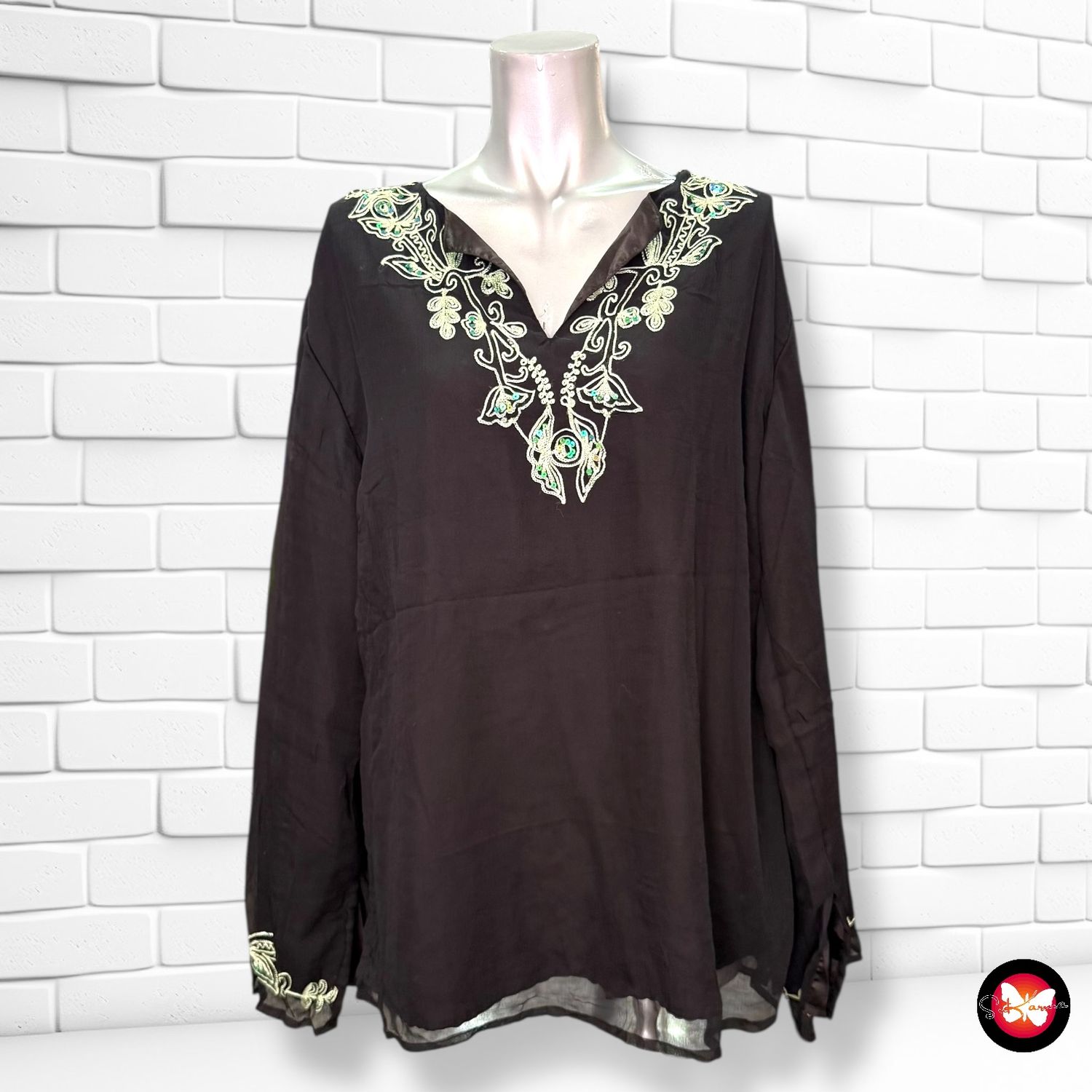 **HOY** Blusa tipo túnica NIZA MODA Talla 50 (pequeña)