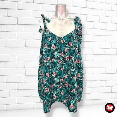 **HOY** Blusa de tirantes estampado flores y hojas KIABI Talla 50/52