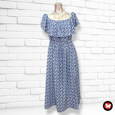 **HOY** Vestido escote barco de florecitas IN THE STYLE Talla 40 (12UK)
