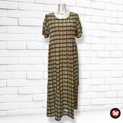 Vestido largo de manga corta Talla L