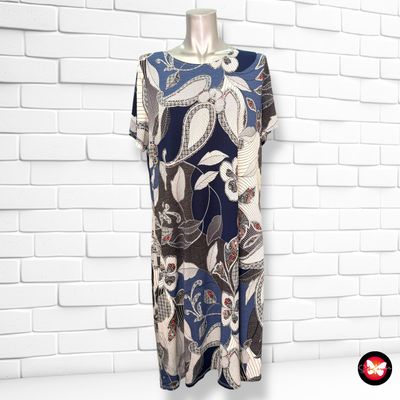 Vestido de manga corta estampado ZERMATT Talla 48 (pequeña)
