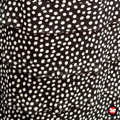 Vestido de volantes y lunares PILAR PRIETO Talla 48 (pequeña)