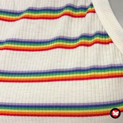 **HOY** Camiseta cropped canalé SHEIN Talla L (pequeña)