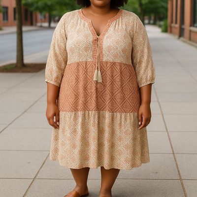 Vestido túnica larga ENCUENTRO Talla 48