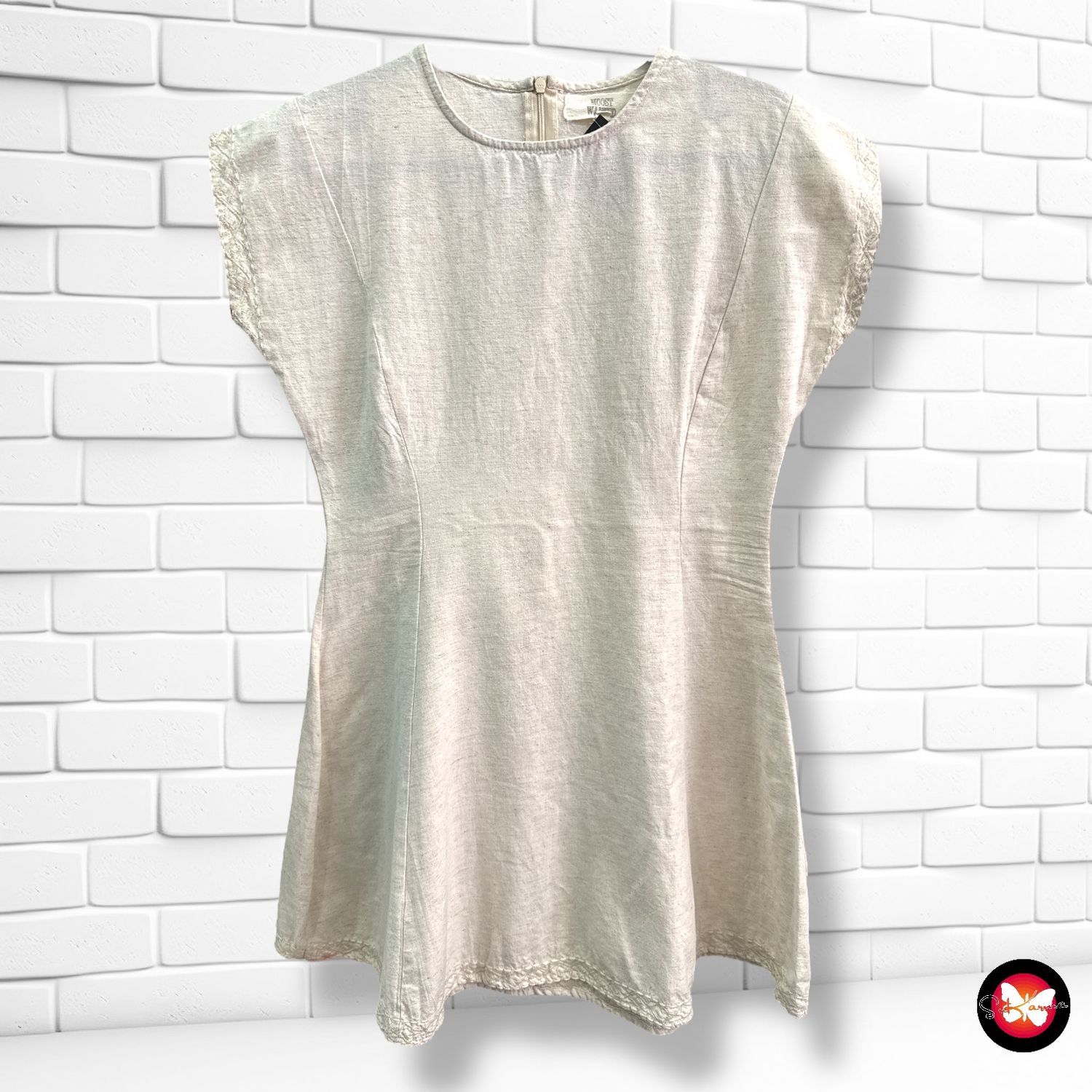 **HOY** Vestido de lino MOOST WANTED Talla S