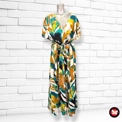 **HOY** Vestido largo escote cruzado SHEIN CURVE Talla 3XL