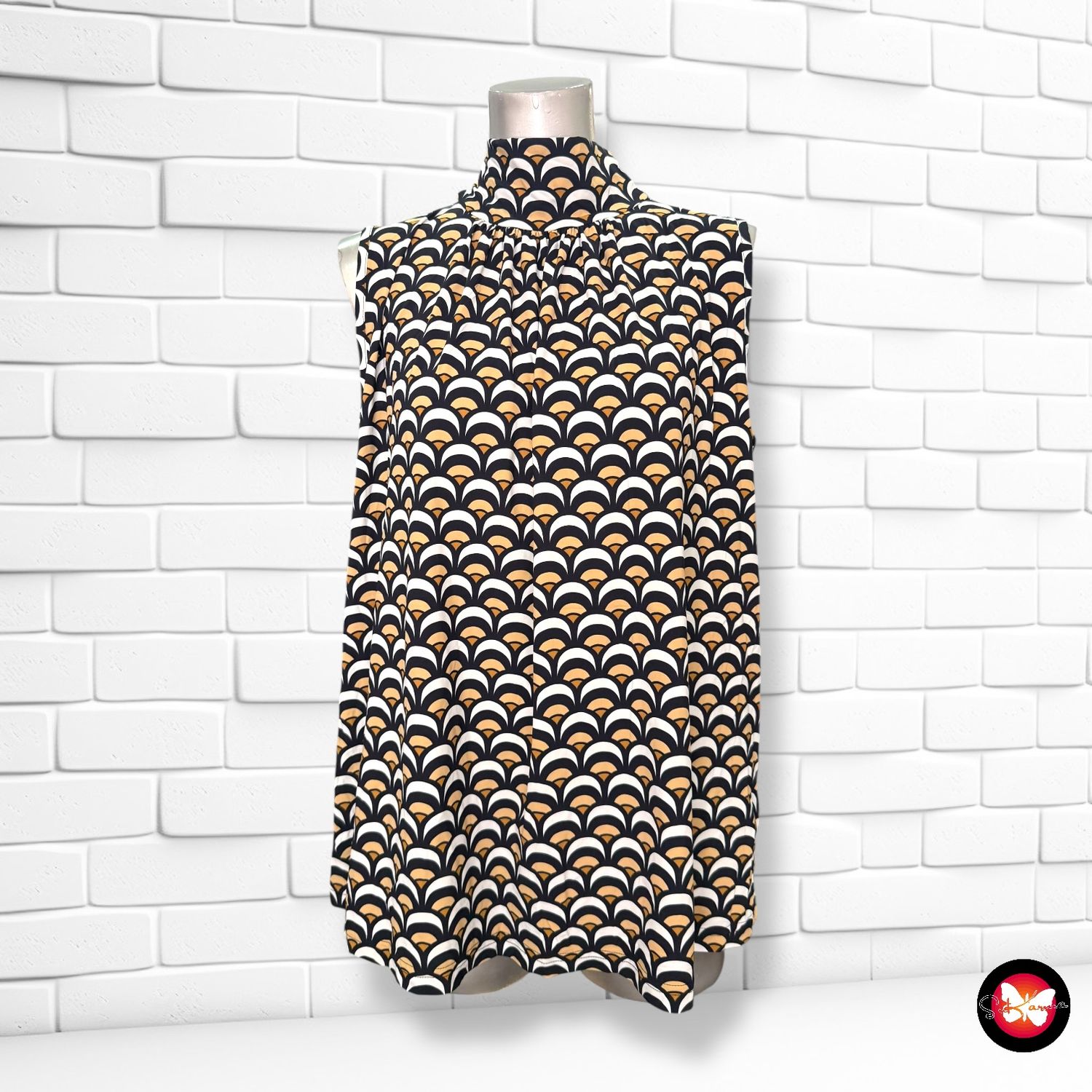 **HOY** Blusa halter estampada STUDIO ANNELOES Talla M
