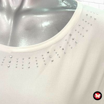 **HOY** Blusa sin mangas con brillitos Talla L (grande)