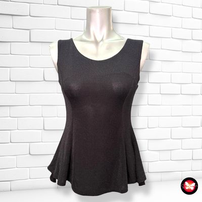**HOY** Blusa de noche sin mangas con lurex Talla S/M