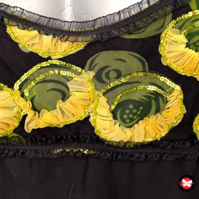 **HOY** Vestido de fiesta con volantes Talla 42 (pequeña)