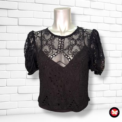 **HOY** Blusa de encaje con top ZARA Talla M