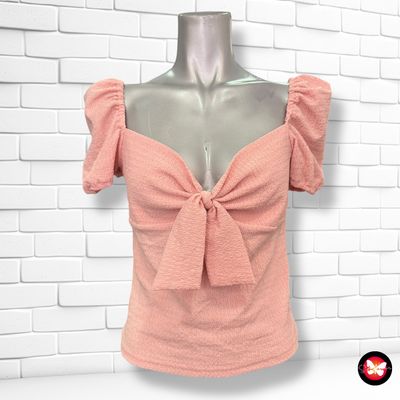**HOY** Blusa de manga corta escote barco Talla M