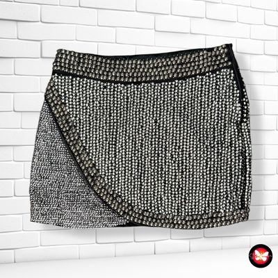 Falda de noche con tachas SUPERSTAR Talla M