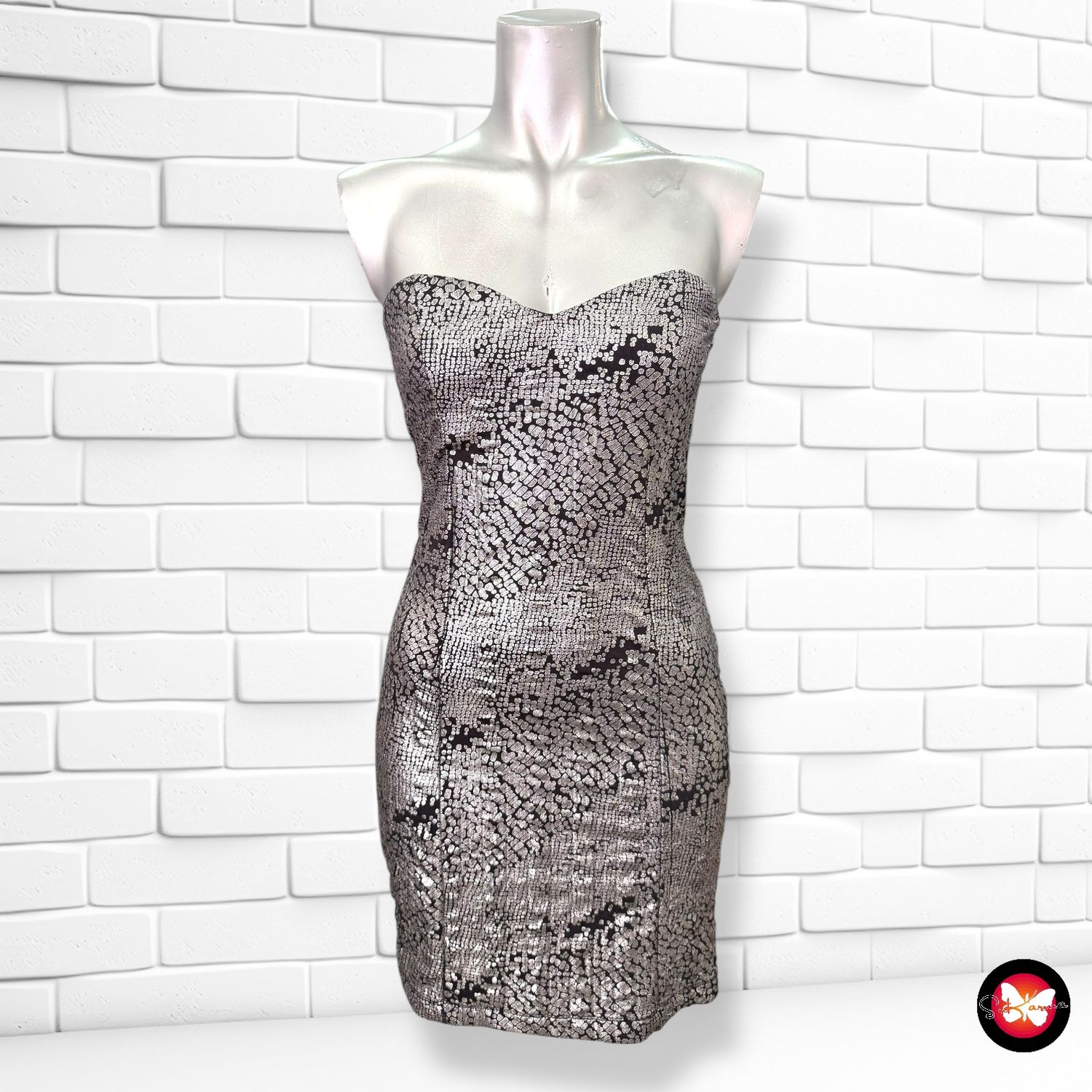 Vestido de noche palabra de honor AMISU Talla 36