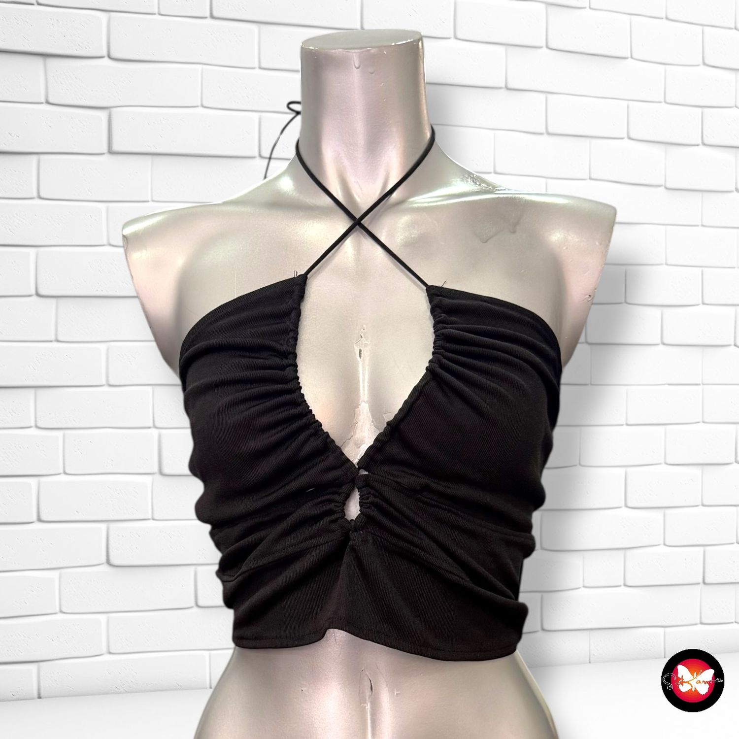 Blusa halter H&amp;M Talla M