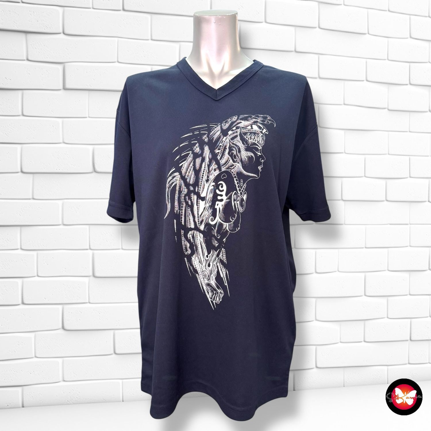 **HOY** Blusa de manga corta con dibujo Talla XL