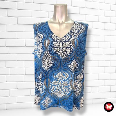 Blusa sin mangas estampada Talla L/XL