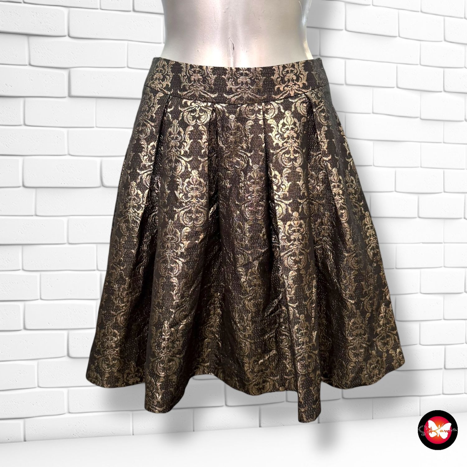 **HOY** Falda de noche de brocado LA REDOUTE Talla 36