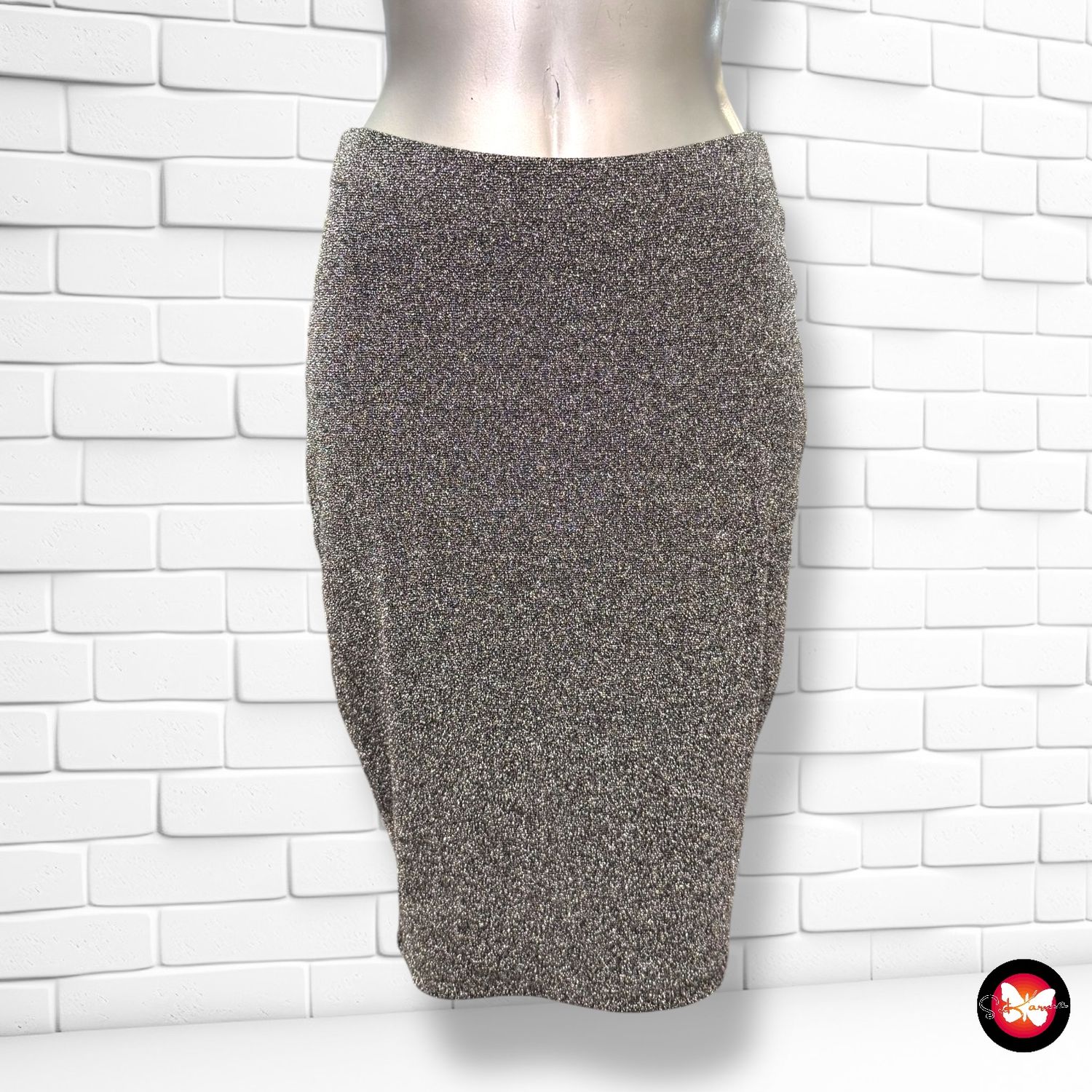 **HOY** Falda de noche lápiz de lurex NA-KD Talla M