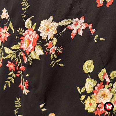 Falda larga de flores Talla XL (pequeña)