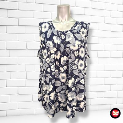 **HOY** Blusa sin mangas de flores Talla XL