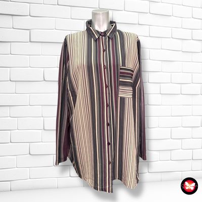 **HOY** Camisa de manga larga de rayas HORTENSIA Talla 54