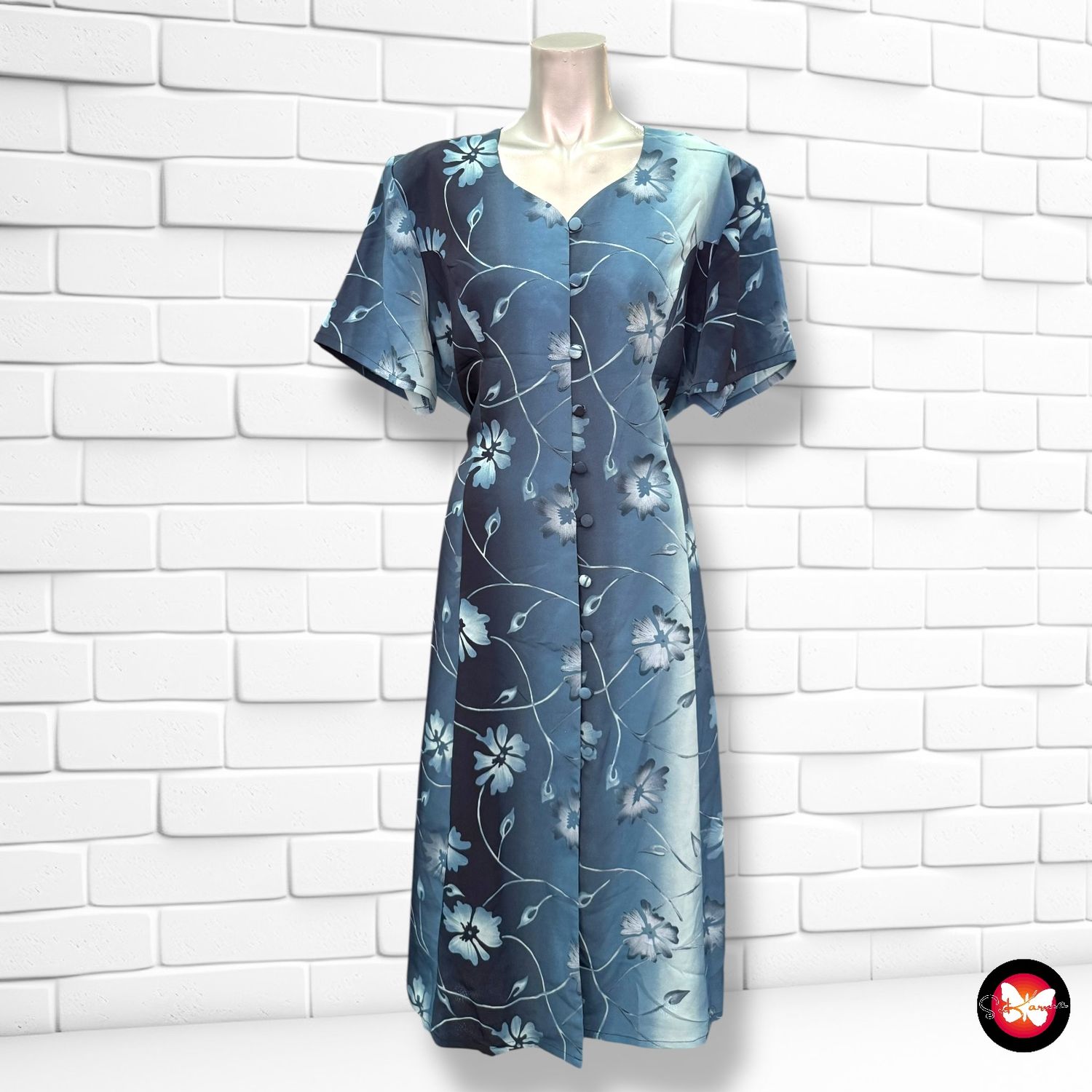 **HOY** Vestido largo vintage Talla XL (grande)