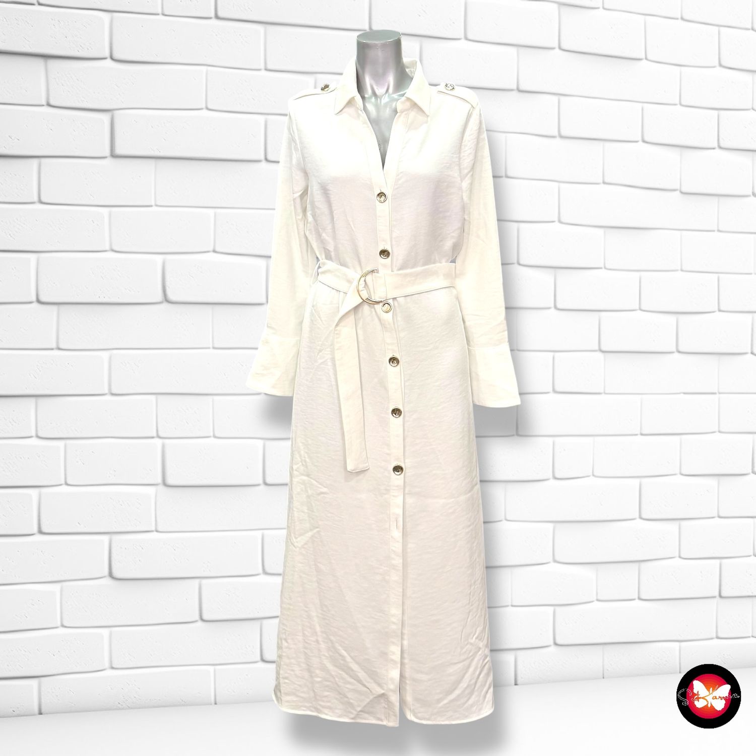 **HOY** Vestido largo camisero ZARA Talla XS (grande)