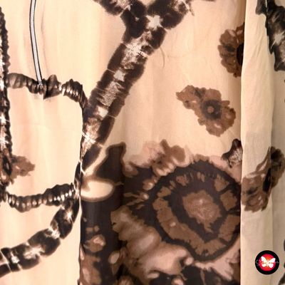 **HOY** Blusa de media manga estampada Talla XL (grande)